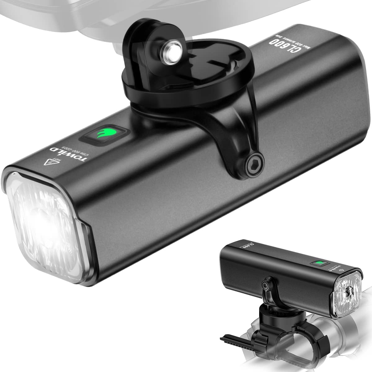 Rechargeable store bicycle headlight