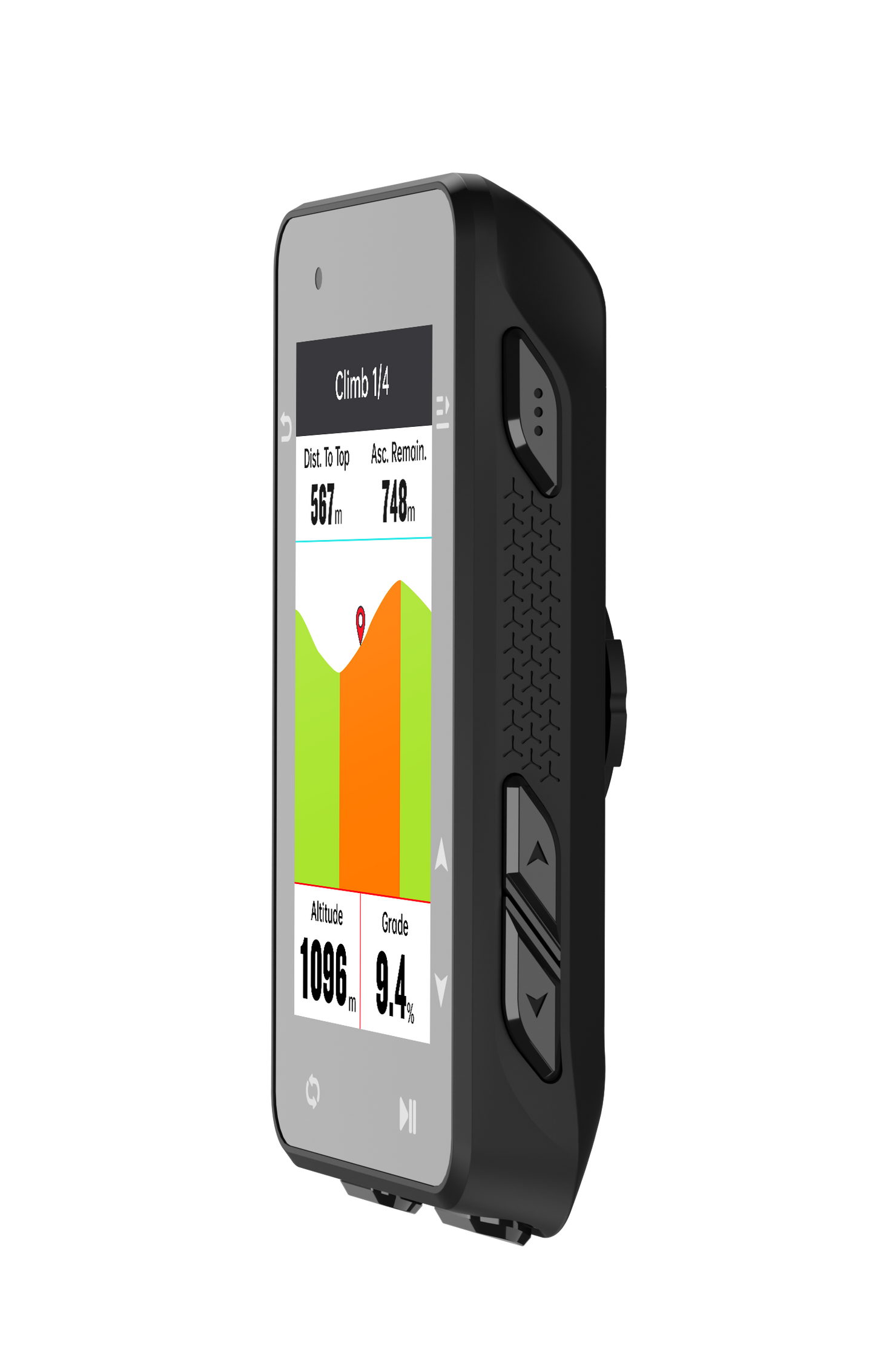 iGS630S BIKE SMART COMPUTER, Auto Back on Track When Veer Off Course  Dual-band GNSS︱Fast Charging︱Type-C︱iClimb Pro︱ 45h︱16G Memory