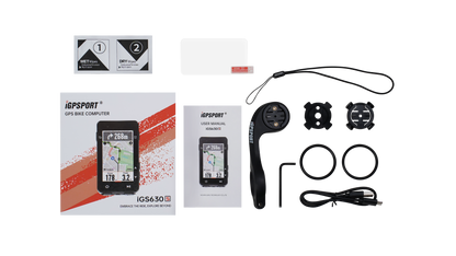 iGS630S BIKE SMART COMPUTER, Auto Back on Track When Veer Off Course  Dual-band GNSS︱Fast Charging︱Type-C︱iClimb Pro︱ 45h︱16G Memory