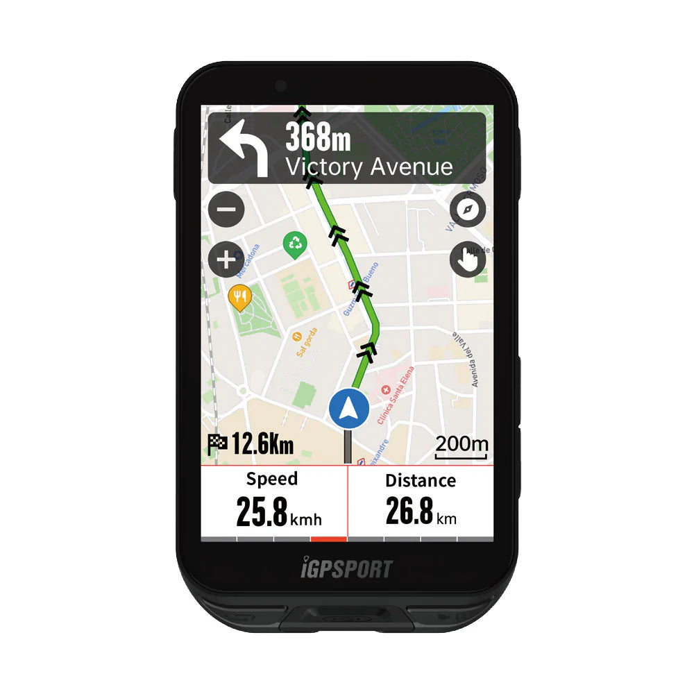 iGS800 Touch-screen Bike Computer Professional GPS Cycling Computer Map Navigation WiFi ANT+ 50H Battery Life