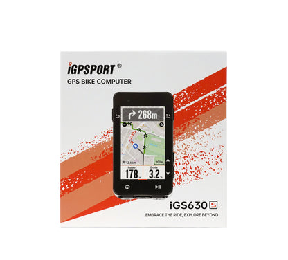 iGS630S BIKE SMART COMPUTER, Auto Back on Track When Veer Off Course  Dual-band GNSS︱Fast Charging︱Type-C︱iClimb Pro︱ 45h︱16G Memory